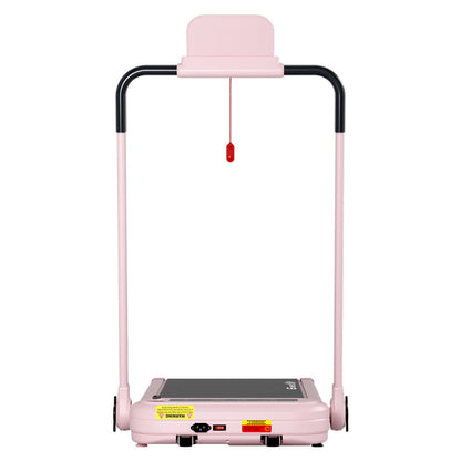 Everfit Treadmill Electric Walking Pad with Incline Foldable for Home Gym Pink