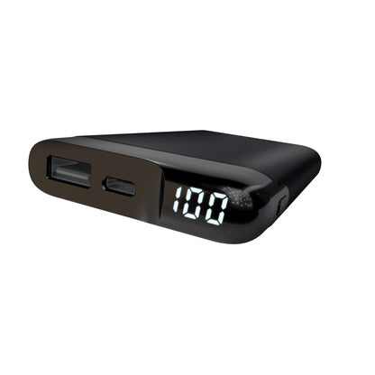 Laser Power Bank 5000mAh with LED Display Black