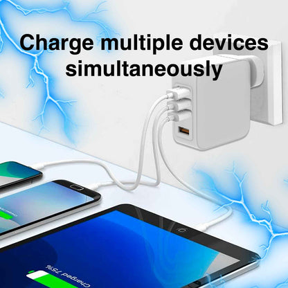 Laser 100W GaN USB-C and USB-A Wall Charger