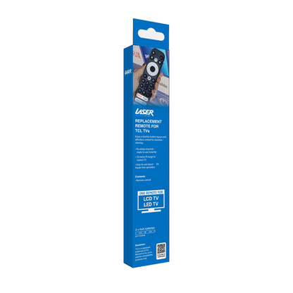 Laser Remote Control for TCL TVs - Black