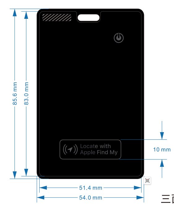 Laser Smart Card with Apple Find My & Wireless Charging