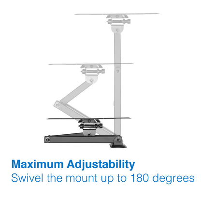 Laser Full Motion TV Wall Mount for 23 inches - 42 inches Panels