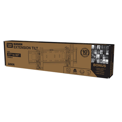Laser TV Wall Mount with Extension Tilt for 37 inches - 80 inches Panels