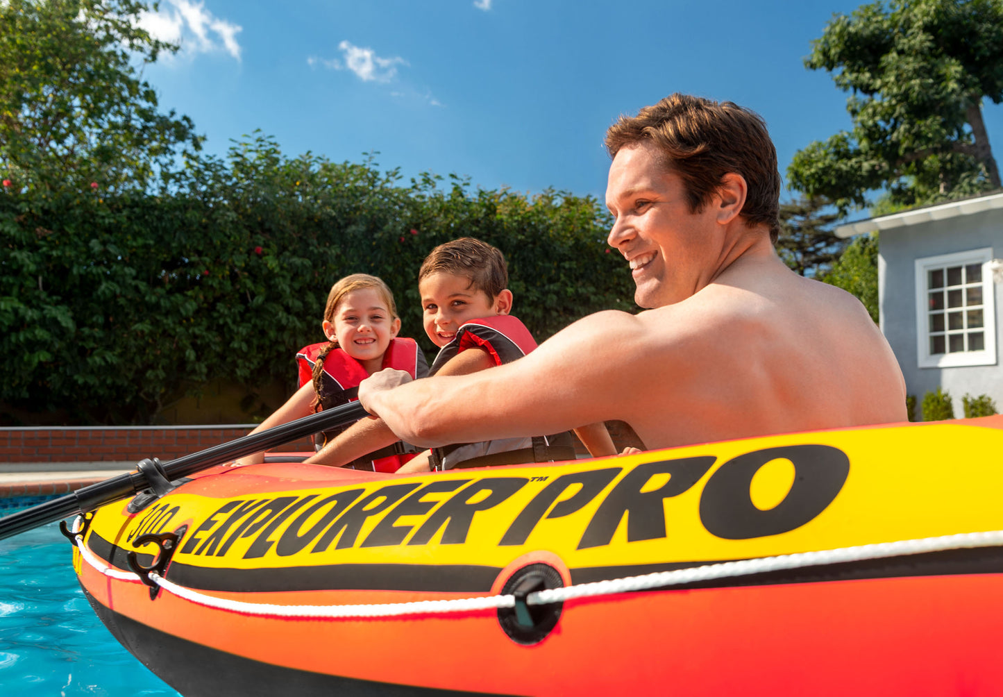 Intex Explorer Pro 300 - Inflatable Boat Sest 58358