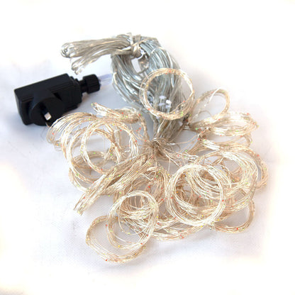 Samland 750 LED 620cmx240cm Copper Wire Curtain Light in Multi Colour