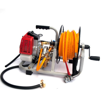 Samland GARDEN WEED SPRAYER PUMP WITH MOTOR & HOSE REEL KIT PEST CONTROL