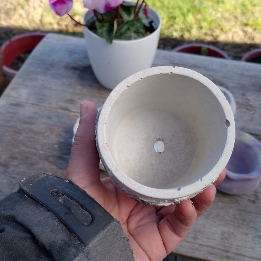 Ancient architecture succulent planters x 3