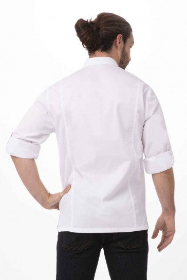 Lansing Men's White 3XL Chef Jacket by Chef Works