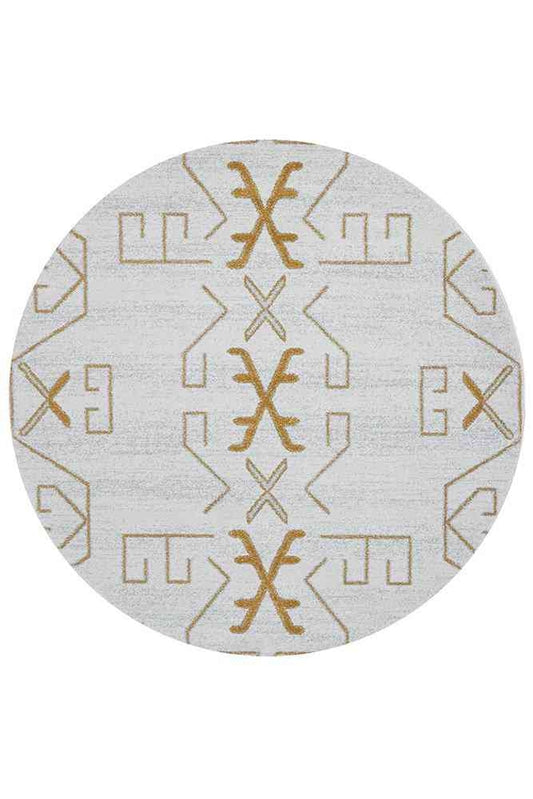 Paradise Round Cala Gold by Rug Culture - 150X150CM - ROUND