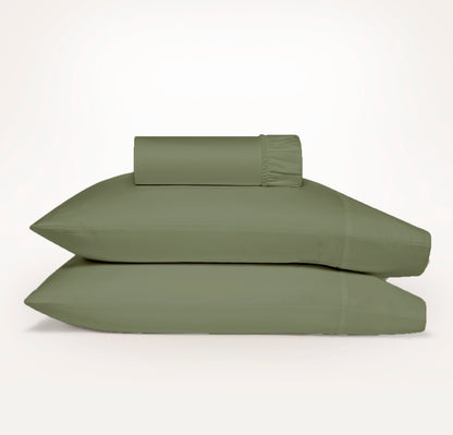 Ddecor Home 1500 Thread count Premium Cotton Blend Sage King Combo Set by Ddecor Home