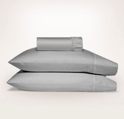 Ddecor Home 1500 Thread count Premium Cotton Blend Silver King Combo Set by Ddecor Home