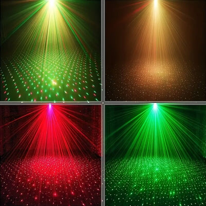 Starlight laser party light - Colorful starry sky projection effect, designed for parties and family gatherings, Christmas holiday atmosphere light | Party lighting expert | Holiday gift selection