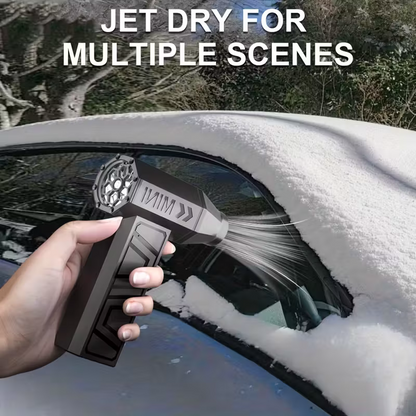 Wireless turbojet dust collector, 130,000 RPM power, lightweight ABS jet hair dryer, a multi-scenario cleaning tool for home, office, car and camping