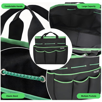 Complete 8-Piece Garden Tool Set with Carry Bag – Stainless Steel & Aluminum Tools for Digging, Pruning, Planting, and Weeding