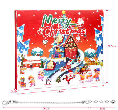 Christmas DIY Jewelry & Craft Advent Calendar(-planes-3D-Puzzle,33*27.5*2cm)