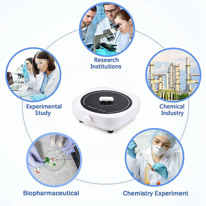 Mini Magnetic Stirrer 4000RPM Portable Mixer White