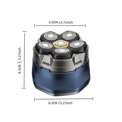 6D Electric Head And Face Shaver Rechargeable