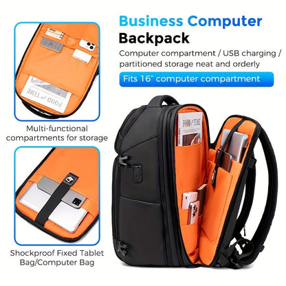 Men's Laptop Backpack Business Travel Bag