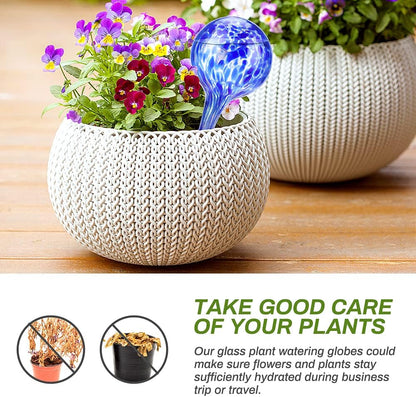 4 pcs Self-Watering Glass Plant Watering Balls
