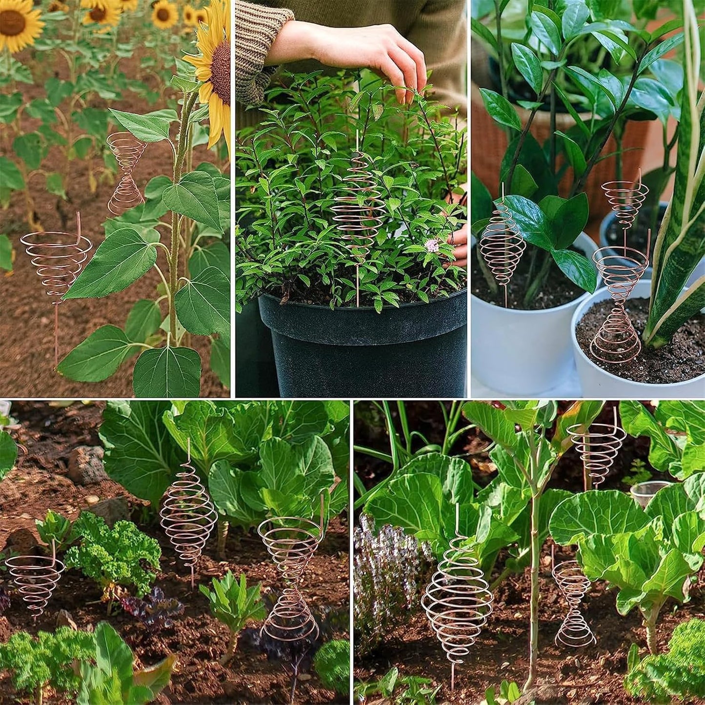 Pure Copper Wire 20m for Gardening Air Plant Stands Vegetable Growing