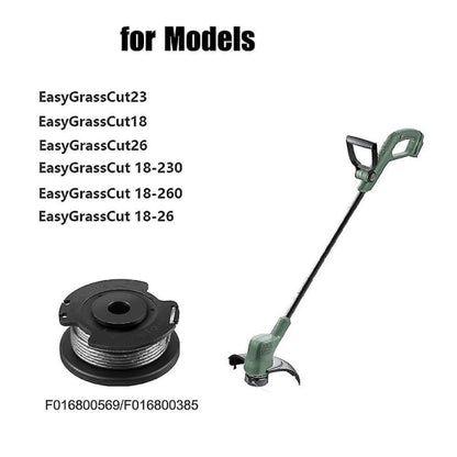 Bosch Grass Trimmer Line Spool 6-Pack F016800569 Compatible with EasyGrassCut 23 26 18 18-230 18-260 18-26 Replacement