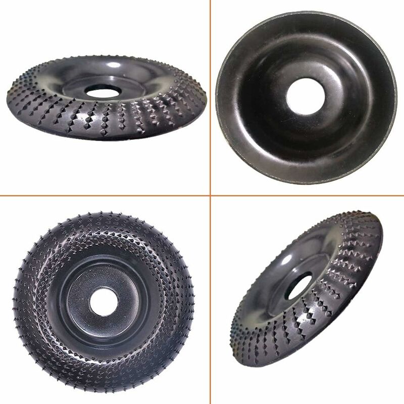 Wood Grinder Disc 115Mm, Wood Grinder Disc For ROugh Grinding Of Materials, Wood Carving Disc Suitable For 115Mm-125Mm