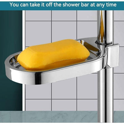Shower Shelf No Drilling, Soap Holder For Shower Bar For Bathroom（Installation Hole Diameter 25Mm）
