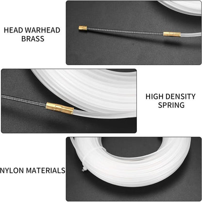 Electrical Wire Puller Nylon Needle With Flexible Guide Head, Pulling Eyelet Cable Pulling Aid, Empty Conduits Ø4 Mm,