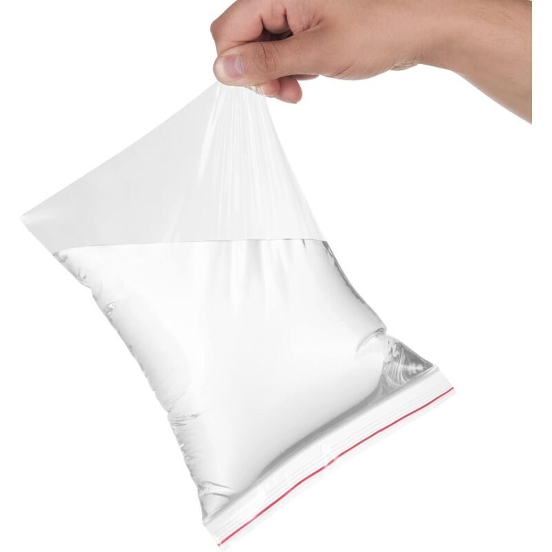 Clear Plastic Bag 100X150Mm Pouch Pack Of 100 Zip Lock Bags Plastic Bag I Reliable Small Clear Bag I Polythene Bags For