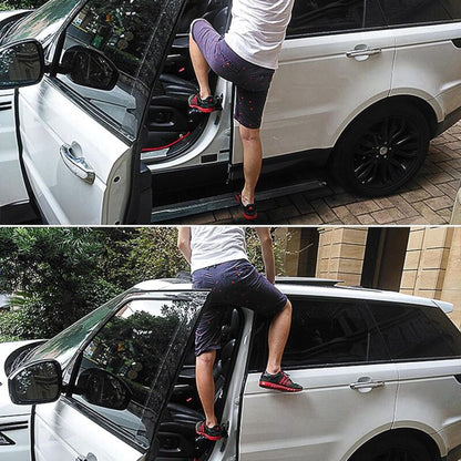 Camper Step, Car Foot Rest, Foldable Car Door Pedal, Universal Door Steps For Vehicles With U-Shaped Door Locks Suv,