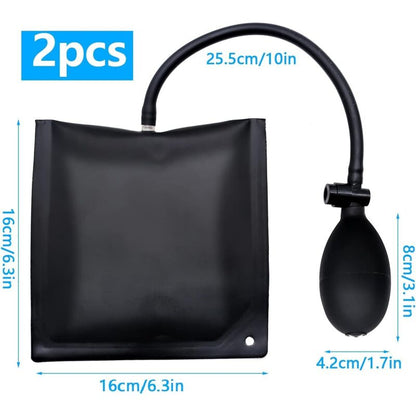 2 pcs Mounting Cushion Air Wedge Inflatable Lifting Air Cushion Tools For Installing Windows, Shutters, Doors,