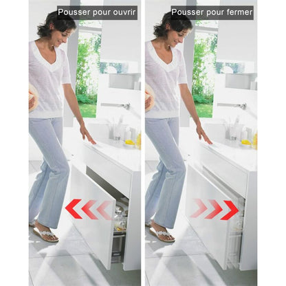 Push To Open 4 Pieces Push Open Push Door Cupboard Magnet Closure For Cabinet Drawer System Magnetic Latch Lock Push