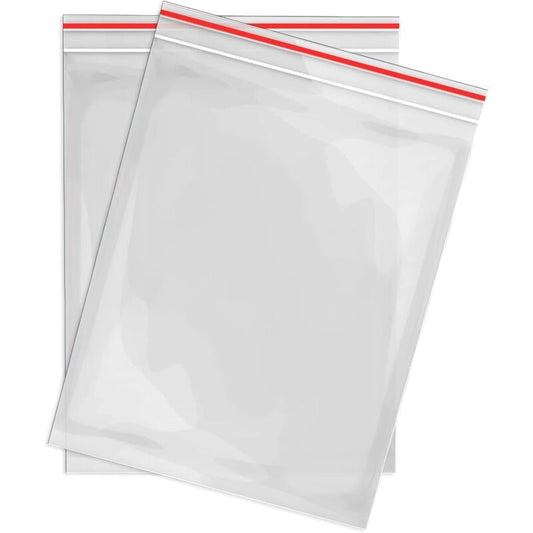 Clear Plastic Bag 80X120Mm Pouch Pack Of 100 Zip Lock Bags Plastic Bag I Reliable Small Clear Bag I Polythene Bags For