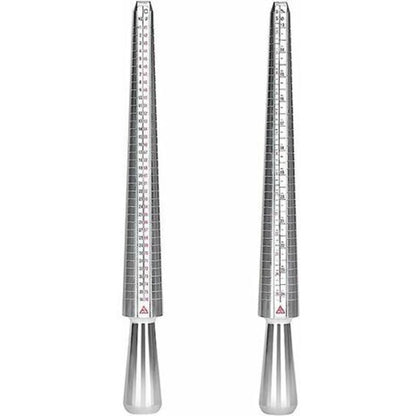 Ring Sizer 41-76 Finger Size Gauge Ring Sizer Tool With 3 Measuring Scales (Eu, Us, Uk)