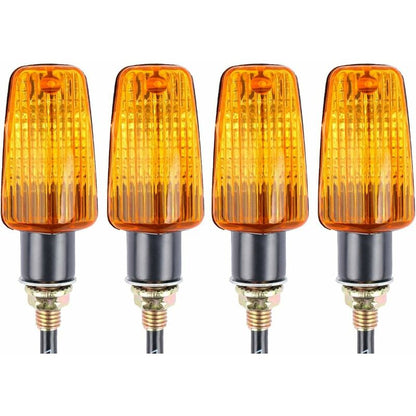 4 pcs Motorcycle Indicators Turn Signals 12V Waterproof Universal For Motorcycle Scooter Quad Cruiser Off ROad