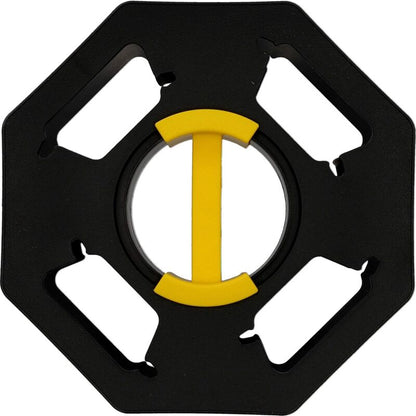 Caravan Cable Reel, Manual, Empty, For Camping And Household, Up To 25 M Of Cable, Plastic, Black And Yellow