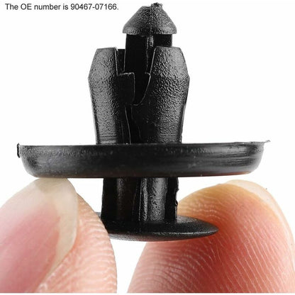 Car Fender Clips, Rivet Clips Mudguard For Car Fender Clips Retainer Fasteners Mudguard Hood For 90467-07166 (50 pcs)
