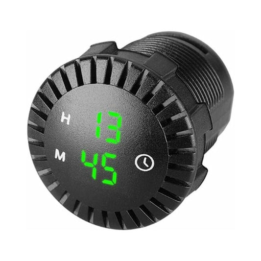 Car LED Clock Touch Clock Waterproof Car Digital Clock 12V/24V Mini LED Digital Clock Mini Motorcycle Clock Diameter