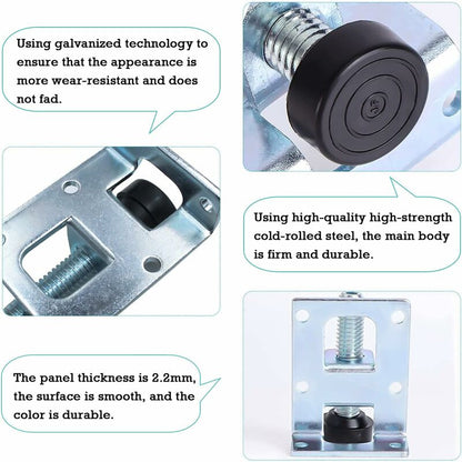 Adjustable Furniture Leveling Feet Galvanized Iron M10 Levelers For Furniture, Tables, Cabinets, Workbenches And