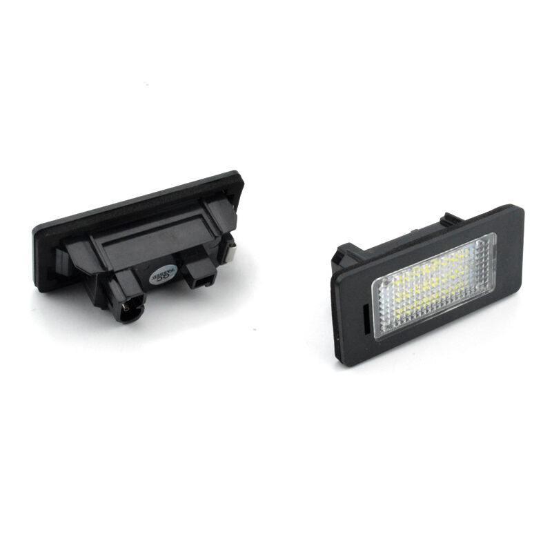 2 pcs Car License Plate Light For B Mw 1 3 5 X Series Error Free 2W 24 LED White Rear Number Plate Light Direct