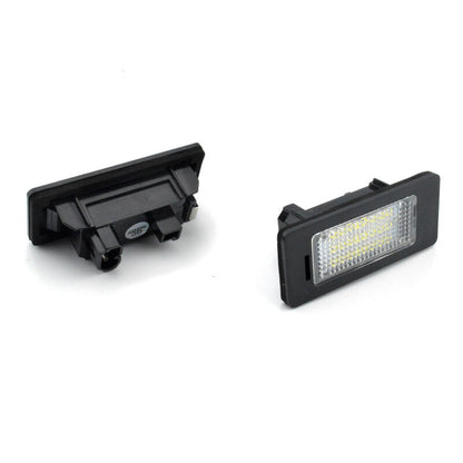 2 pcs Car License Plate Light For B Mw 1 3 5 X Series Error Free 2W 24 LED White Rear Number Plate Light Direct