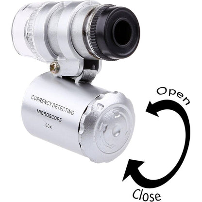 60X Mini LED Uv Illuminated Jeweler Loupe