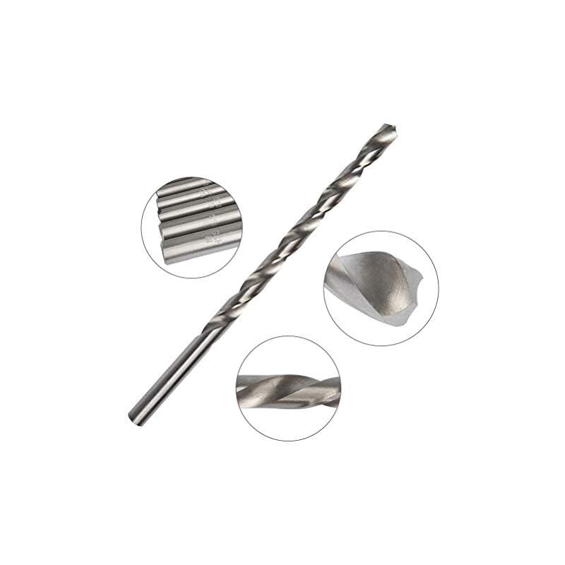 Extra Long Twist Drill Bit, Hss Twist Drill Bit Length 160Mm Drilling Tool For Wood, Metal And Steel 3Mm Twist Drill