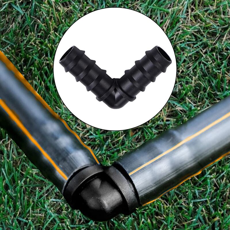 34 pcs Tubing Irrigation Fittings Kit Plastic Connectors 16Mm (1.6Cm) Garden Hose Connector Mixed Connectors For Garden