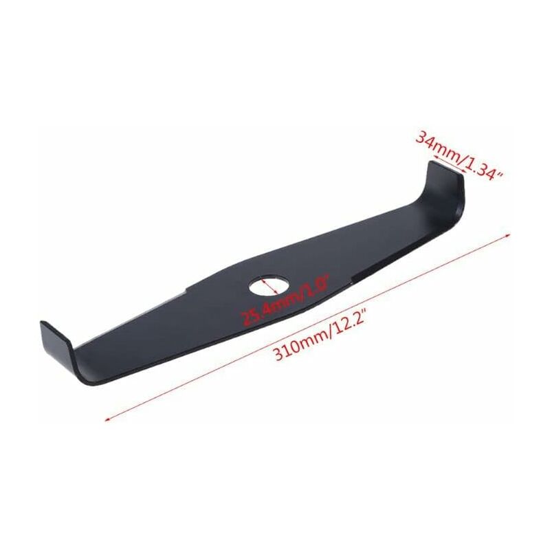 2-Tooth Blade Special For Brambles, Shrubs, ROots, Brush Cutters, Diameter 25.4Mm, Thickness 2Mm