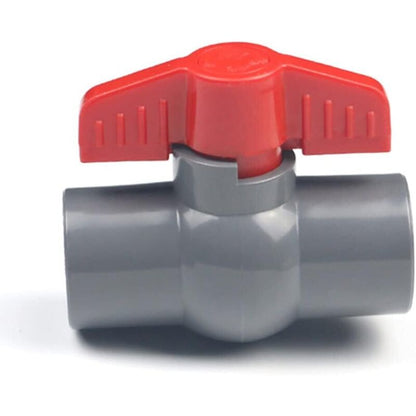 Pvc Ball Valve, U-Pvc Plastic Valve, Straight Connectors For Flow Control And Shutoff (Φ20Mm)