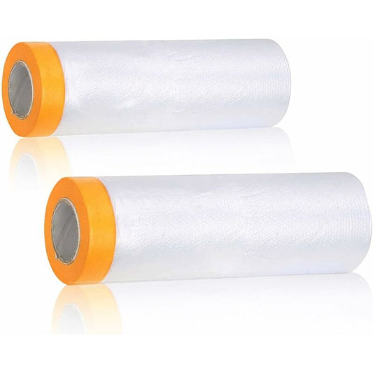 2 Pack Pe Material Furniture Dustproof Film High Adhesive Paint Protection Cover Sofa Furniture Dustproof Cover (3M