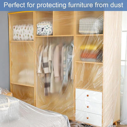 2 Pack Pe Material Furniture Dustproof Film High Adhesive Paint Protection Cover Sofa Furniture Dustproof Cover (3M