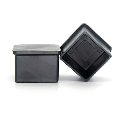 Square Rubber Caps - 30Mm - For Chairs, Tables, Furniture Legs