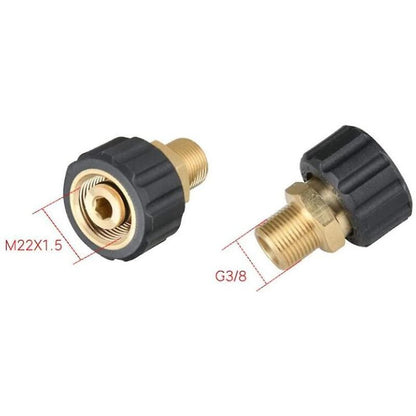 Nozzle Fitting Adapter High Pressure Washer Accessories - M22F G3 / 8F